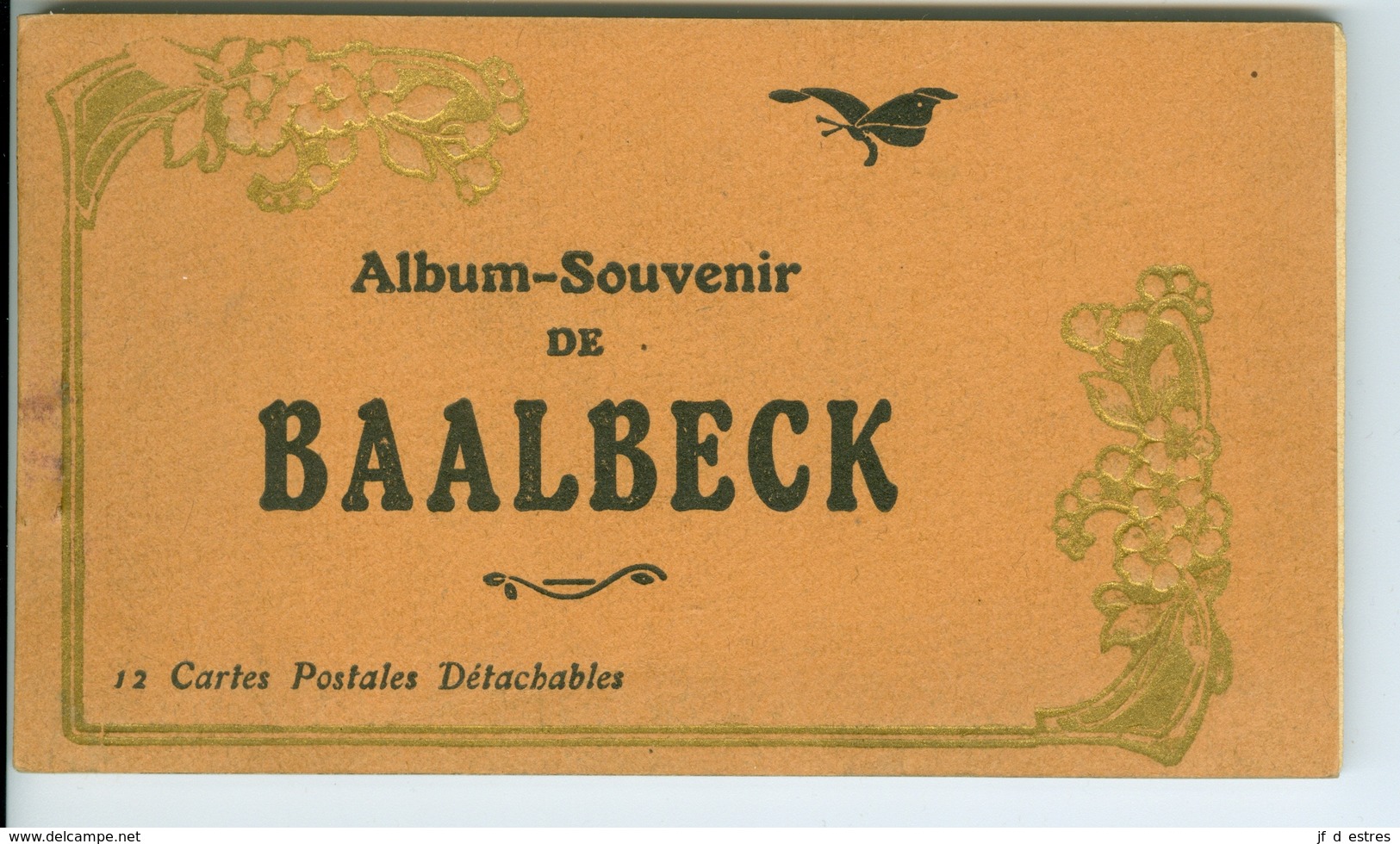 12 CP Baalbeck En Carnet Avec Papiers De Soie - Liban