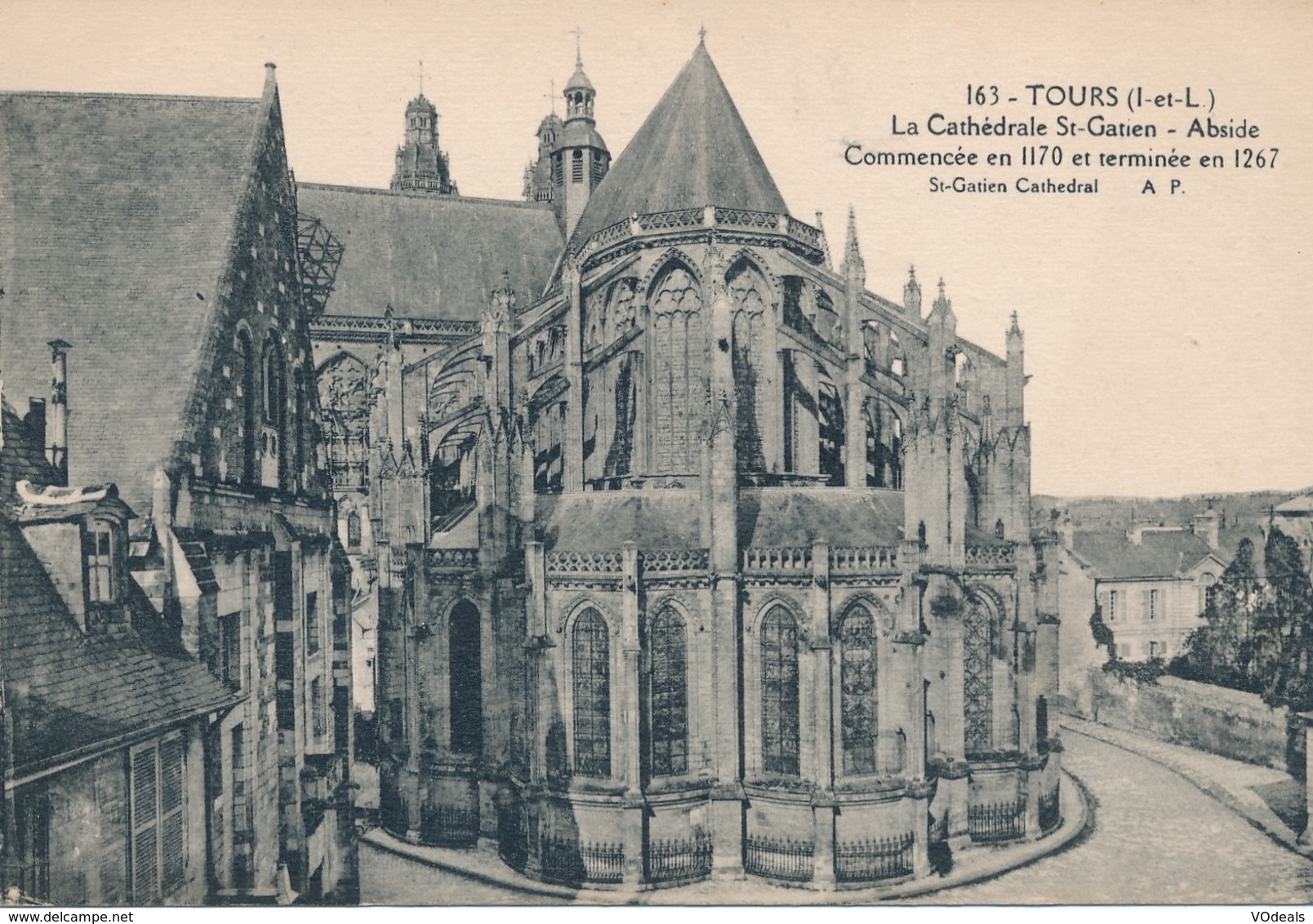 CPA - France - (37) Indre Et Loire - Tours - La Cathédrale St-Gatien - Abside - Tours