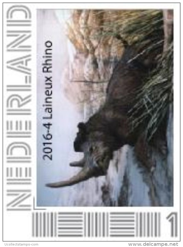 Nederland 2016-4  Prehistorie Laineux Rhino  Prehistoric   Postfris/mnh/sans Charniere - Unused Stamps