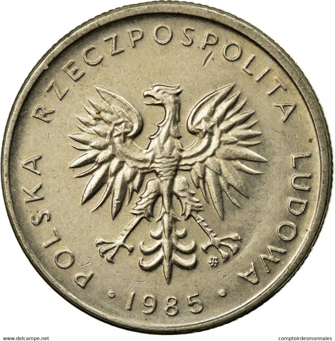 Monnaie, Pologne, 10 Zlotych, 1985, Warsaw, TTB, Copper-nickel, KM:152.1 - Pologne