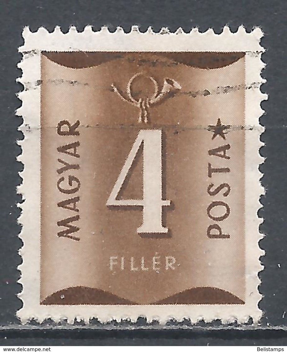 Hungary 1951. Scott #J198 (U) Numeral Of Value - Impuestos