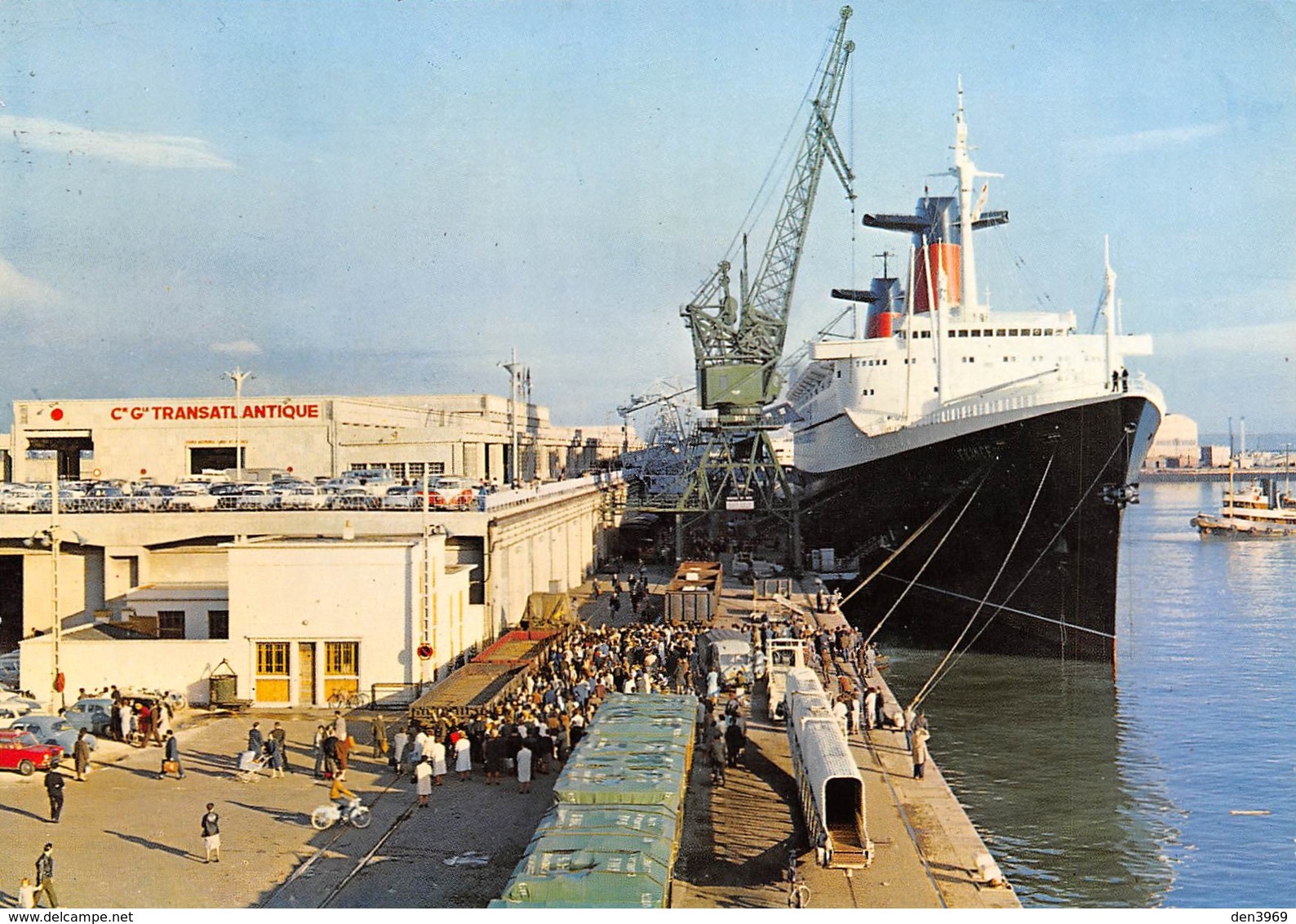 Le Havre - Le S/S "France" Au Quai Johannès-Couvert - La Gare Maritime De La Compagnie Générale Transatlantique - Harbour