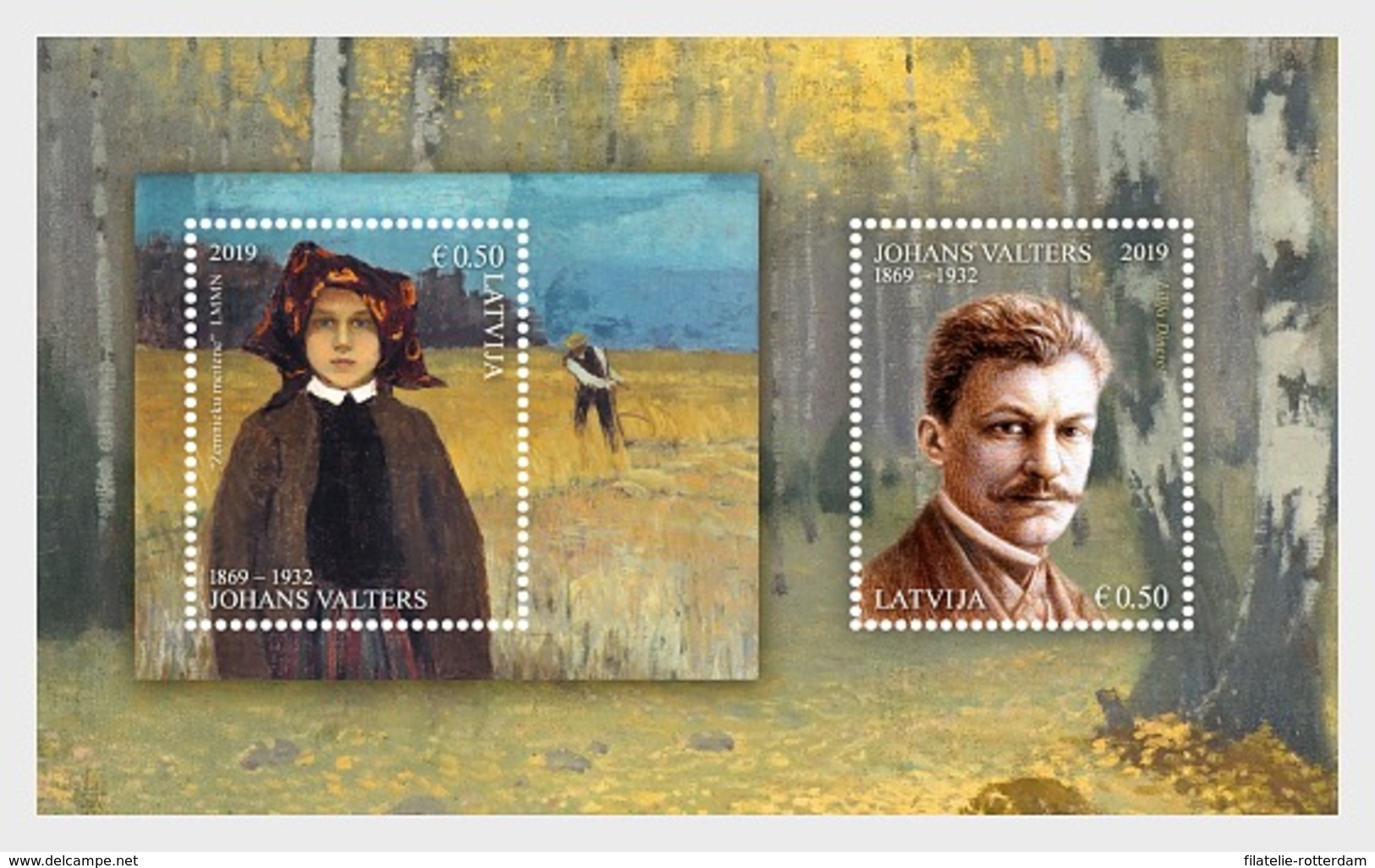 Letland / Latvia - MNH / Postfris - Sheet Artiesten 2019 - Letland