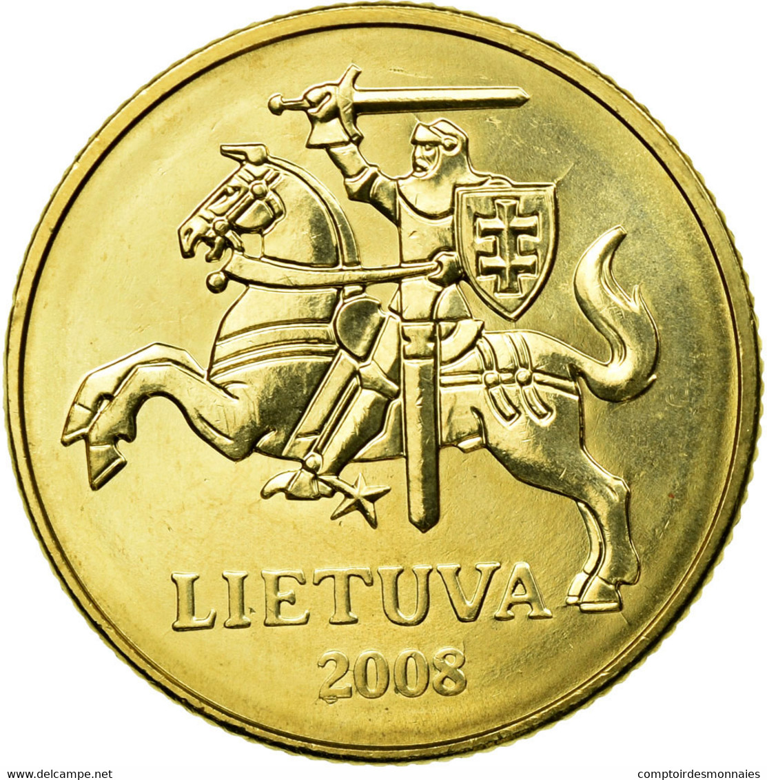 Monnaie, Lithuania, 20 Centu, 2008, TTB, Nickel-brass, KM:107 - Lituania
