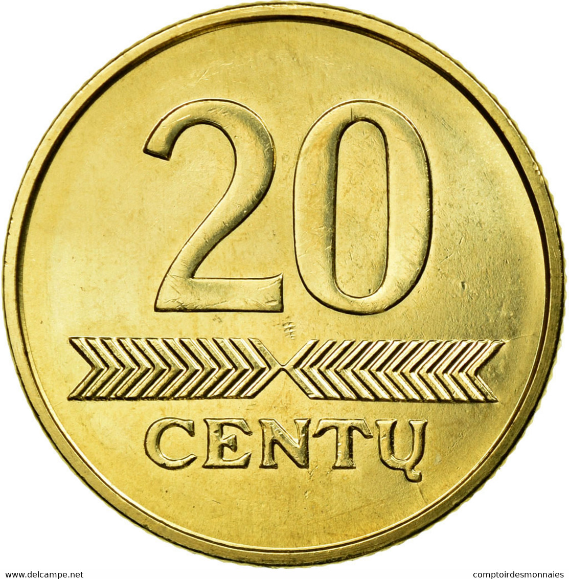 Monnaie, Lithuania, 20 Centu, 2008, TTB, Nickel-brass, KM:107 - Litauen