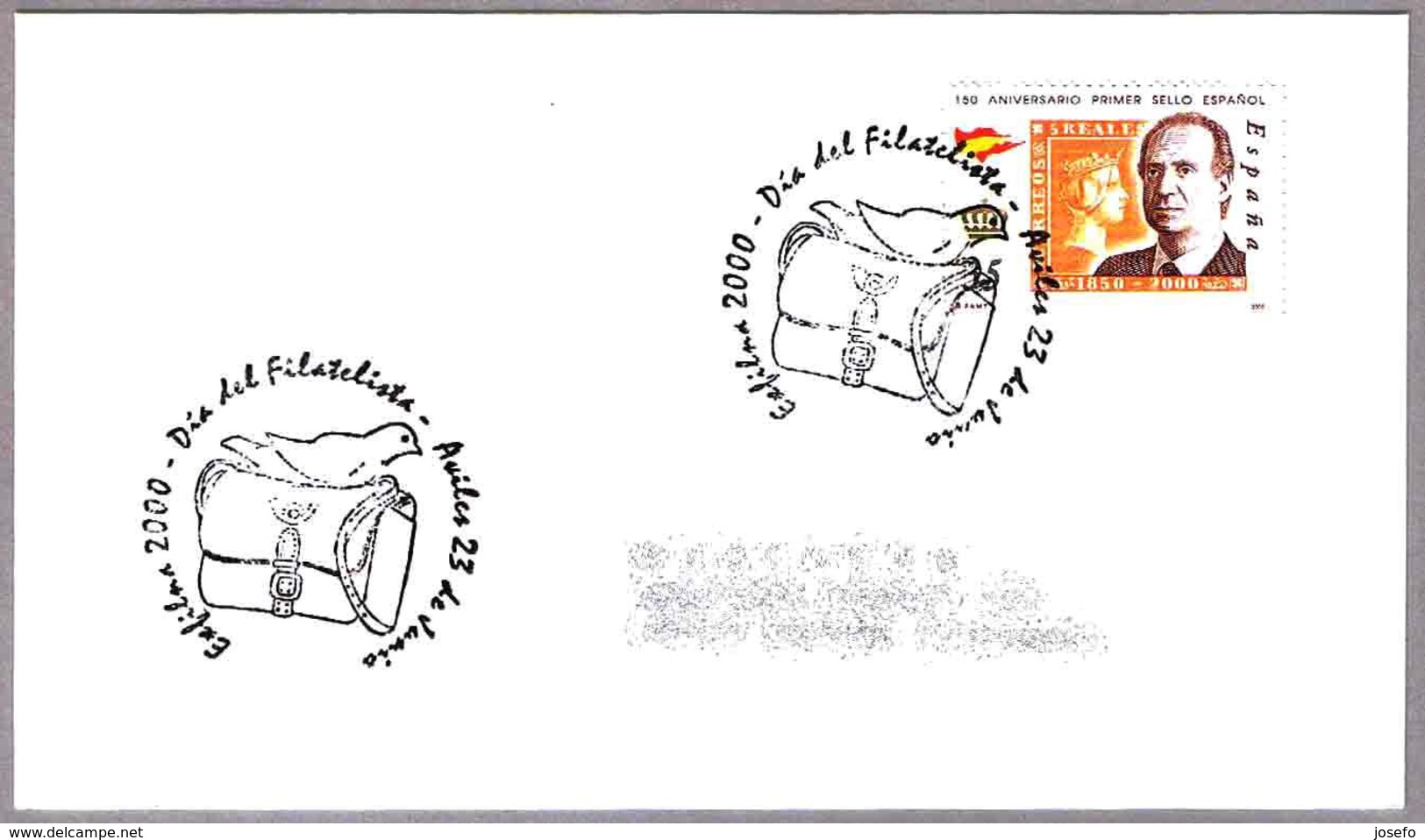 BOLSA DE CARTERO - POSTMAN BAG. Aviles, Asturias, 2000 - Correo Postal