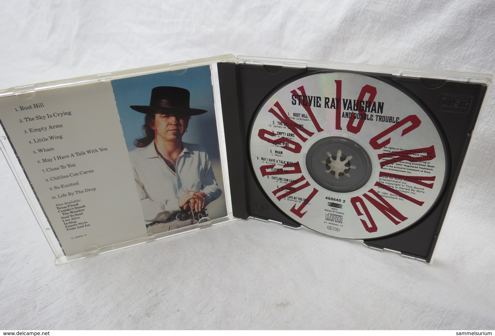 CD "Stevie Ray Vaughan And Double Trouble" The Sky Is Crying - Blues