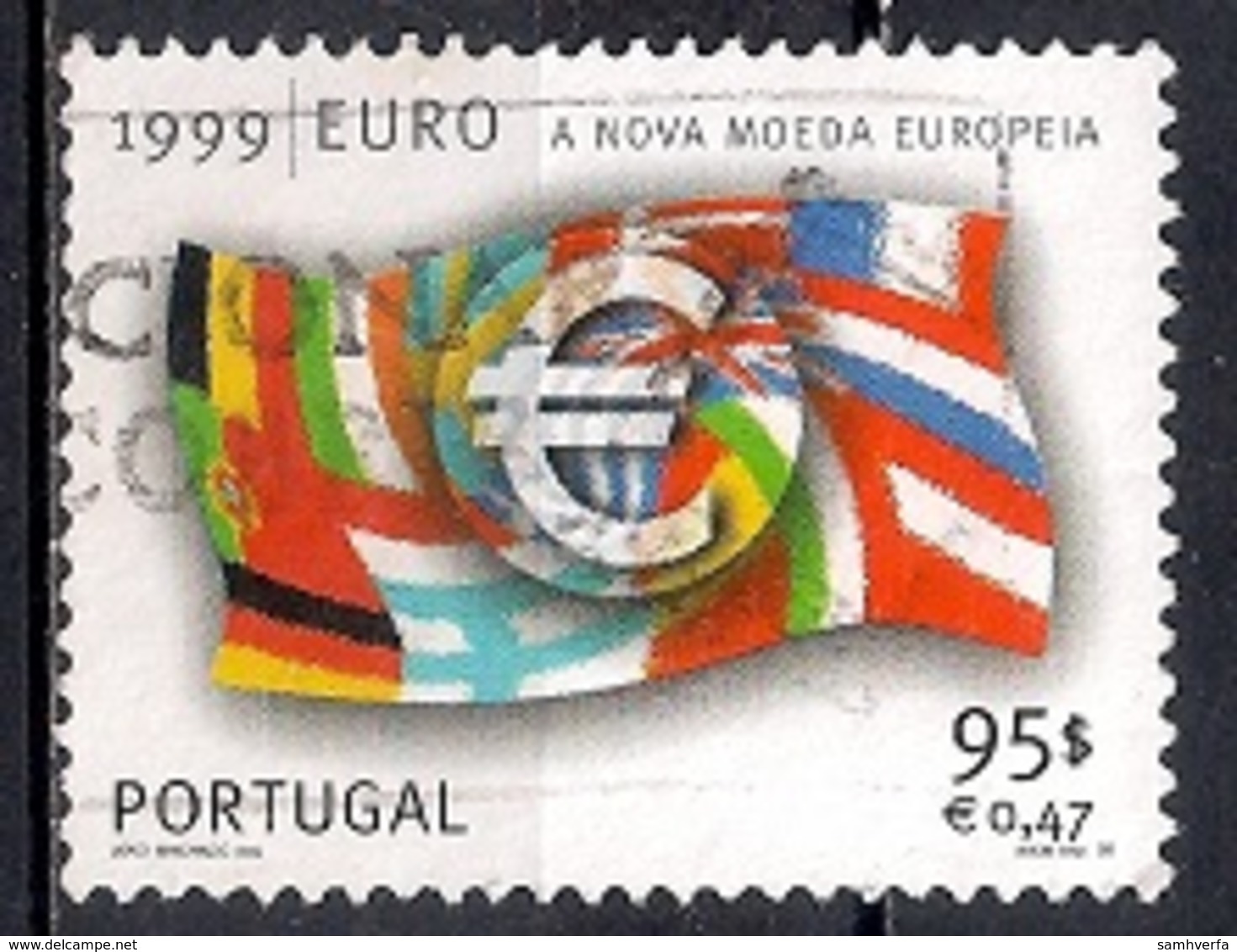 Portugal 1999 - The Introduction Of The Euro - Usado