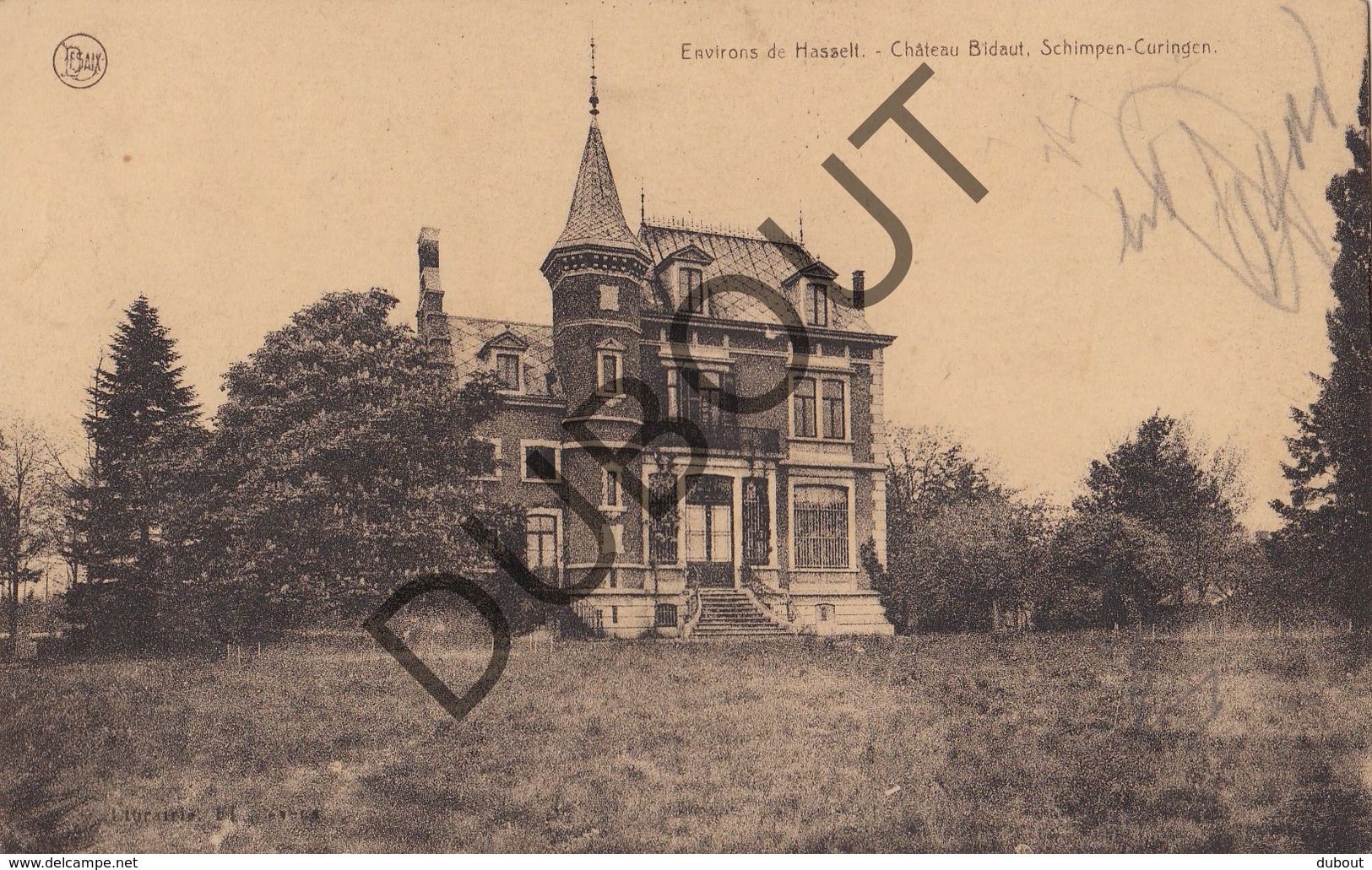 Postkaart - Carte Postale SCHIMPEN-KURINGEN Environs De Hasselt - Château Bidout  (O72) - Hasselt