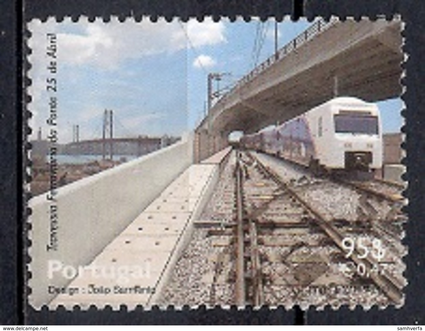 Portugal 1999 - The Opening Of The Railway Over The Tejo-Bridge In Lisbon - Usado