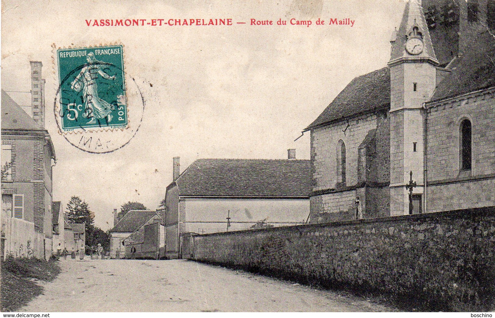 / Vassimont Et Chapelaine - Route Du Camp De Mailly - Autres & Non Classés