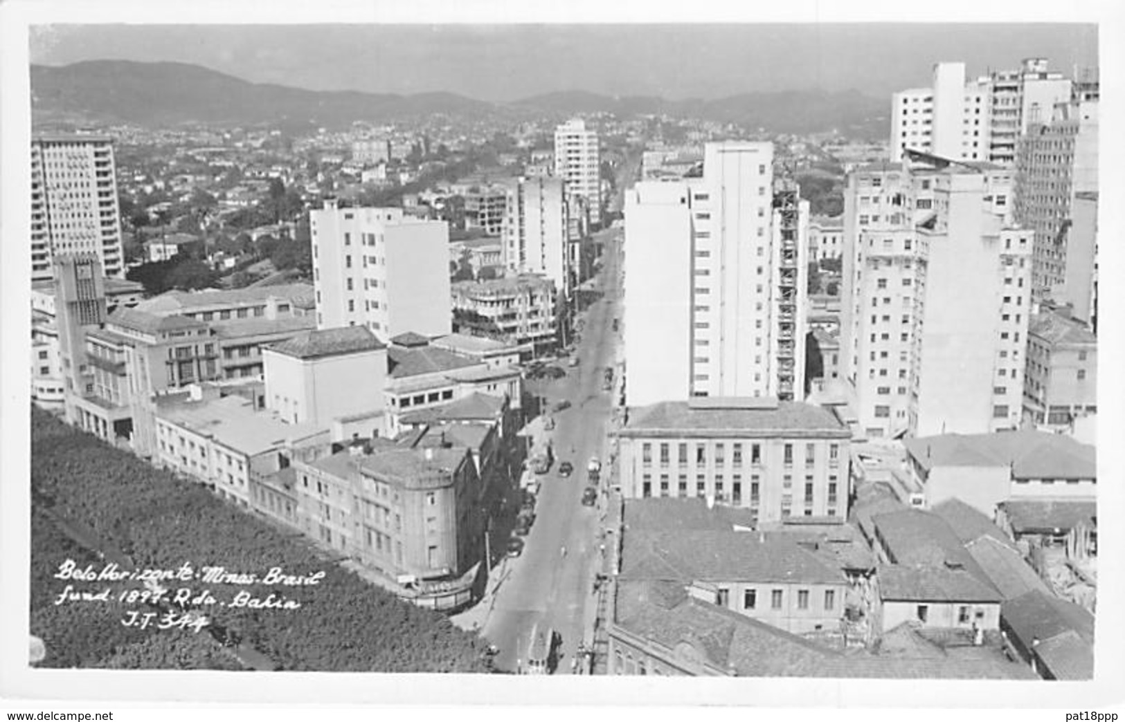 BRASIL Brazil Brésil - BELO HORIZONTE : Minas - CPSM Photo Petit Format 1950-60's - ( Immeubles Cité Résidences ) - Belo Horizonte