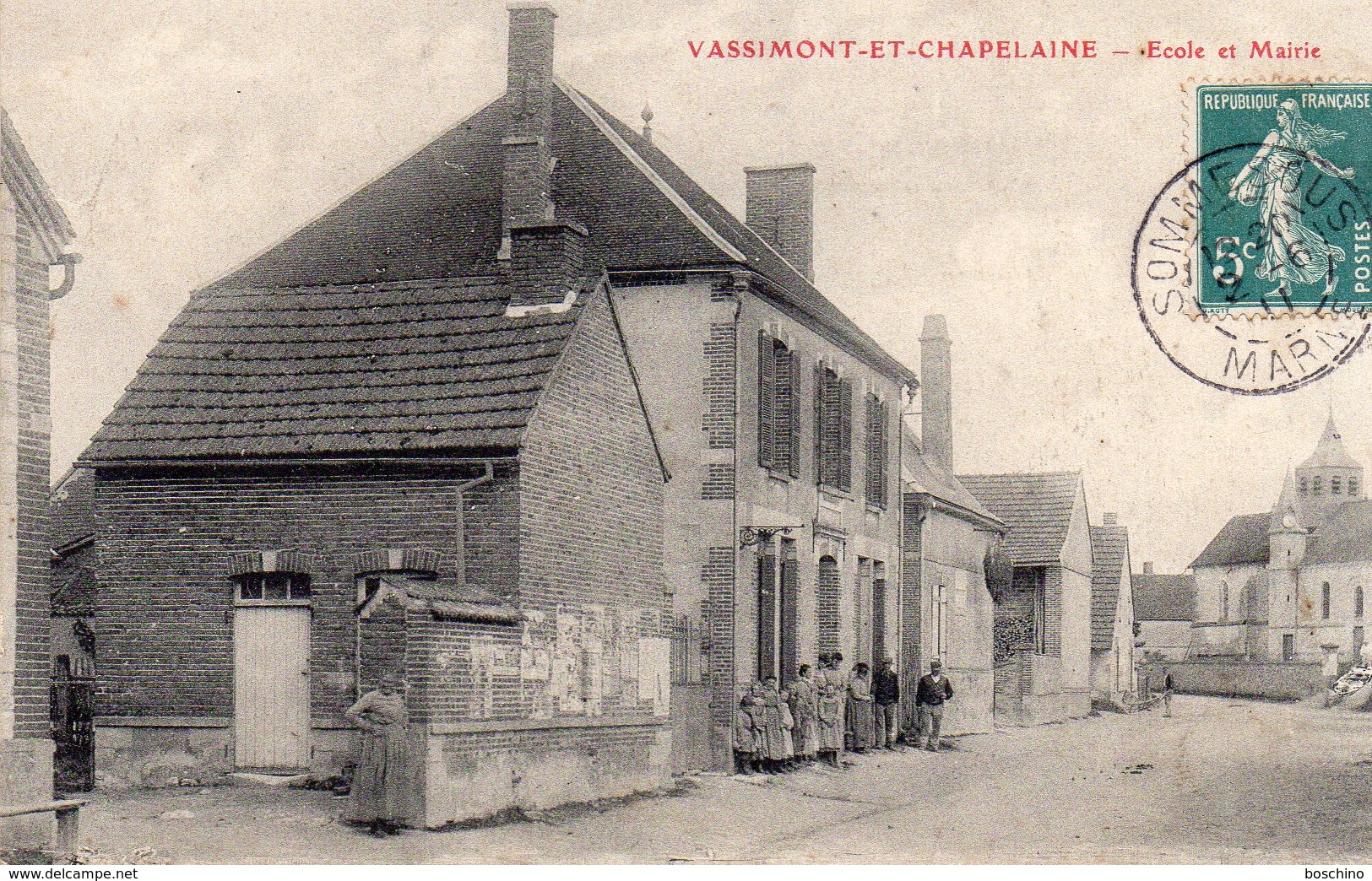 / Vassimont Et Chapelaine - Ecole Et Mairie - Autres & Non Classés