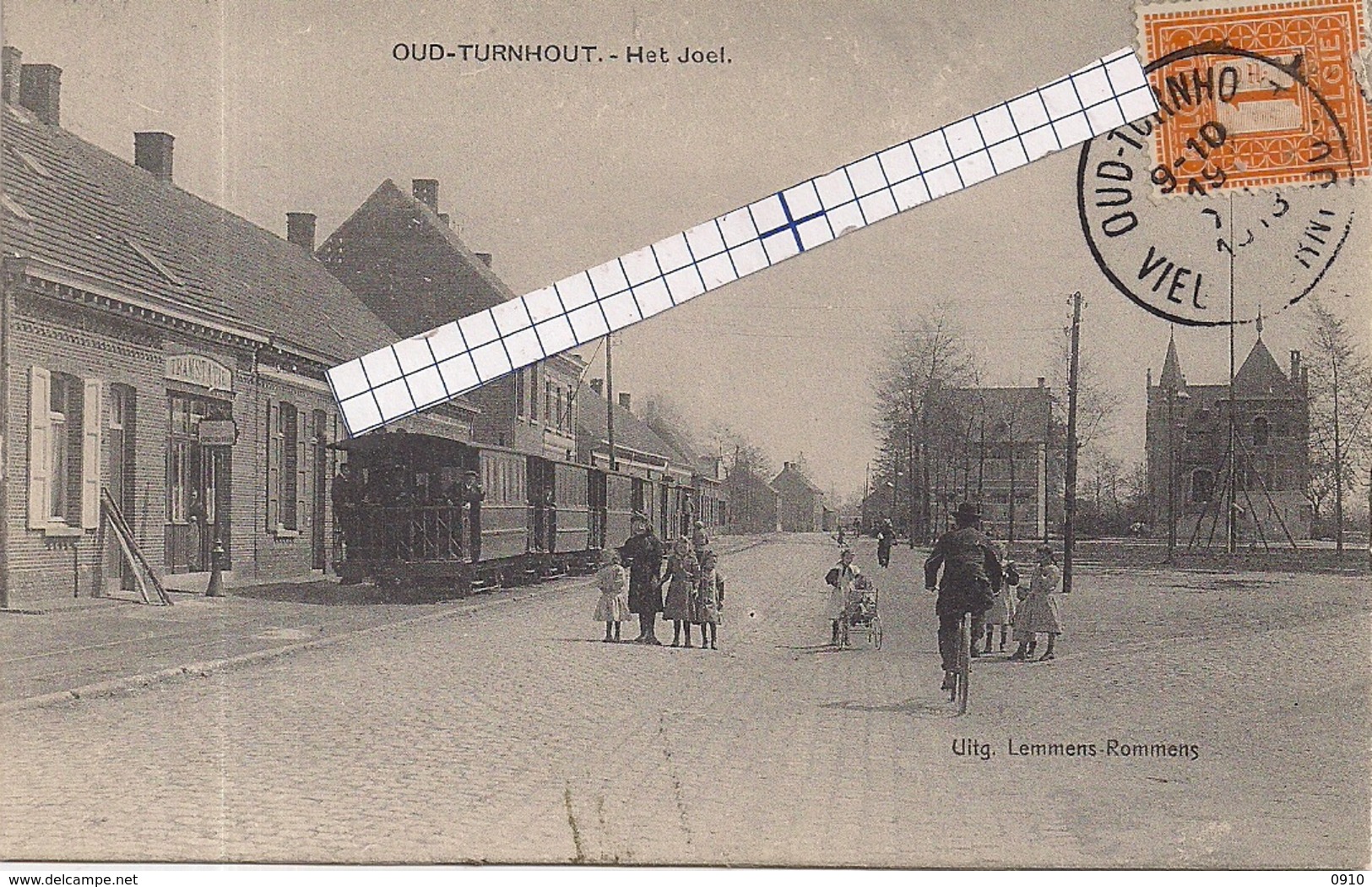 OUD TURNHOUT"HET JOEL MET STOOMTRAM HALTE TRAMSTATIE-TRAM A VAPEUR"UITG.LEMMENS-ROMMENS - Oud-Turnhout