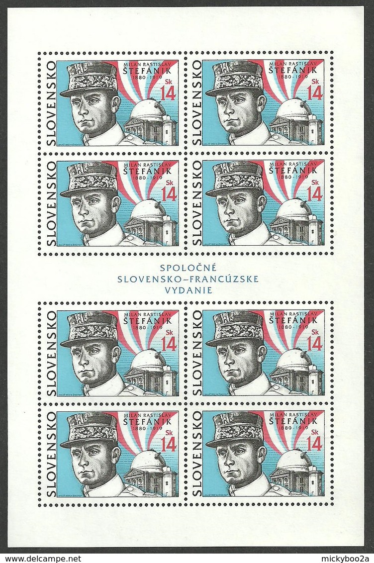 SLOVAKIA CZECHOSLOVAKIA 2003 STEFANIK MILITARY SPACE OBSERVATORY SHEET MNH - Unused Stamps