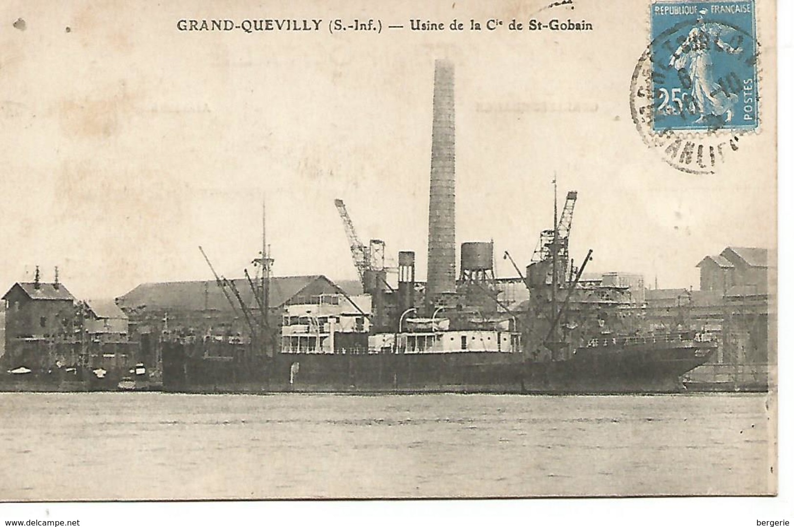 A8/      76     Grand-quevilly     Usine De La Cie De St-gobain - Autres & Non Classés