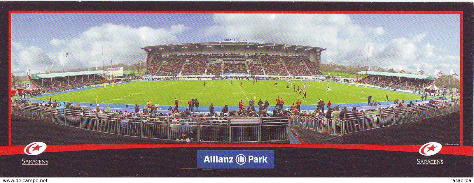 London Allianz Saracens Stadium Postcard Cartolina Stadio Stadion AK Carte Postale CP Stade Estadio - Football