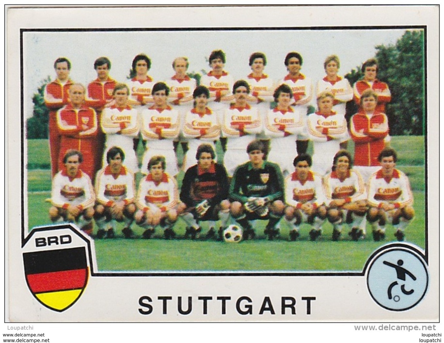 PANINI SPORT SUPERSTARS 1982 FOOTBALL ALLEMAGNE STUTTGART - Edition Française