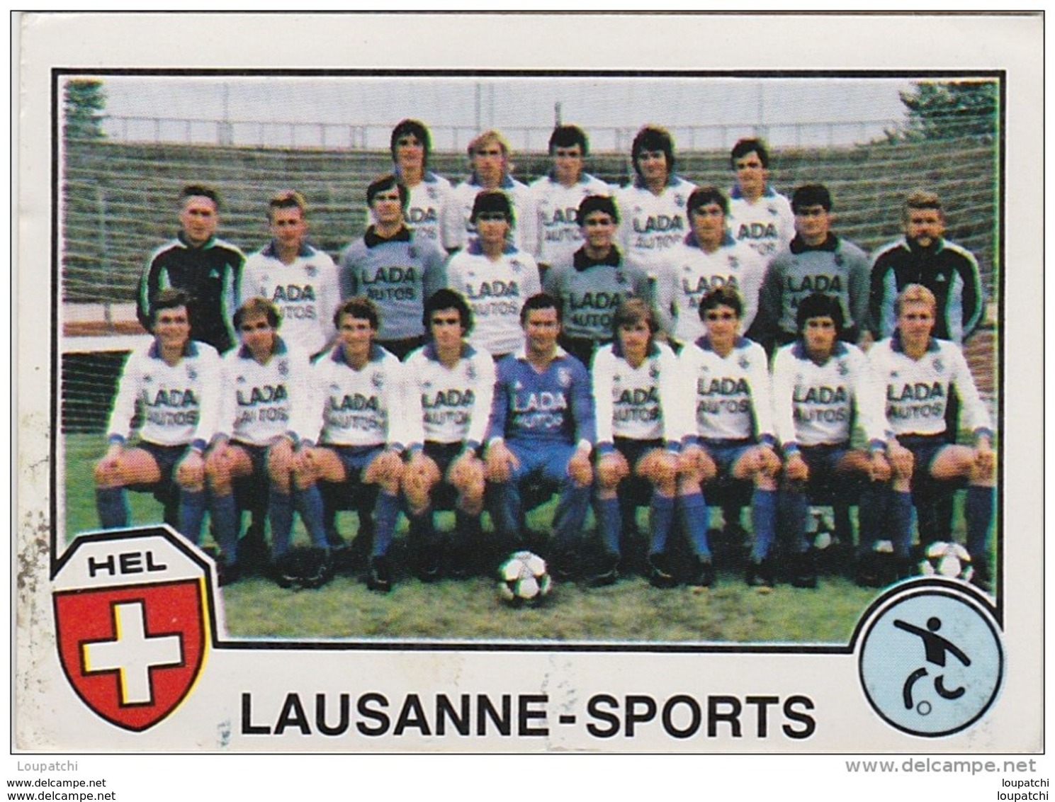 PANINI SPORT SUPERSTARS 1982 FOOTBALL SUISSE LAUSANNE - Edition Française