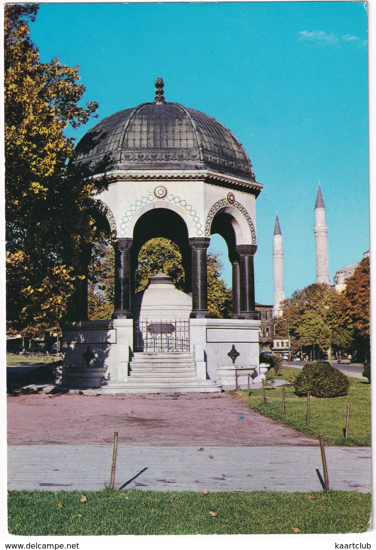 Istanbul - Alman Cesmesi - German Fountain - Kaiser Wilhelm II Brunnen - (Türkiye) - Turkije