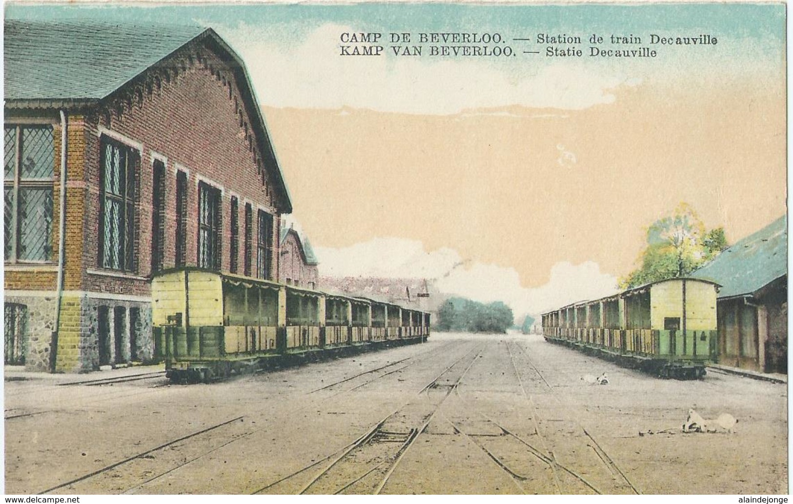 Camp De Beverloo - Station De Train Decauville - Kamp Van Beverloo - Statie Decauville - P.I.B. - 1935 - Leopoldsburg (Camp De Beverloo)