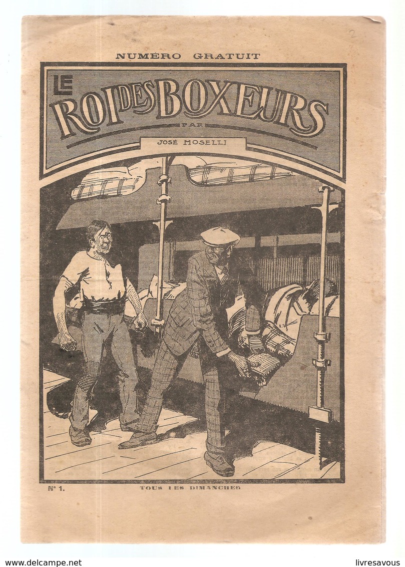 Le Roi Des Boxeurs Par José Moselli Revue N°1 De Octobre 1925 - 1900 - 1949