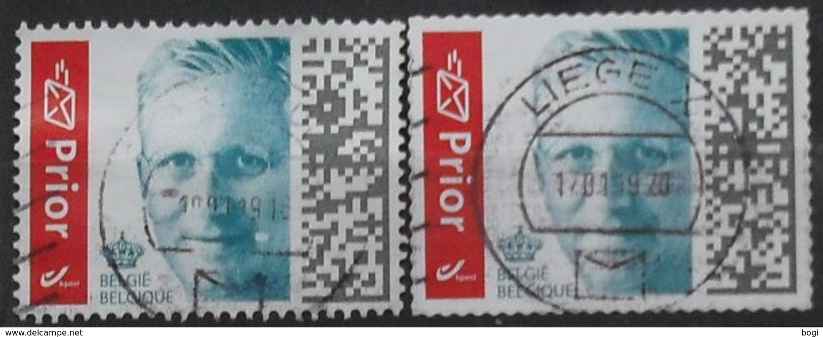 België 2019 Koning Filip (gegomd + Zelfklevend) - Used Stamps