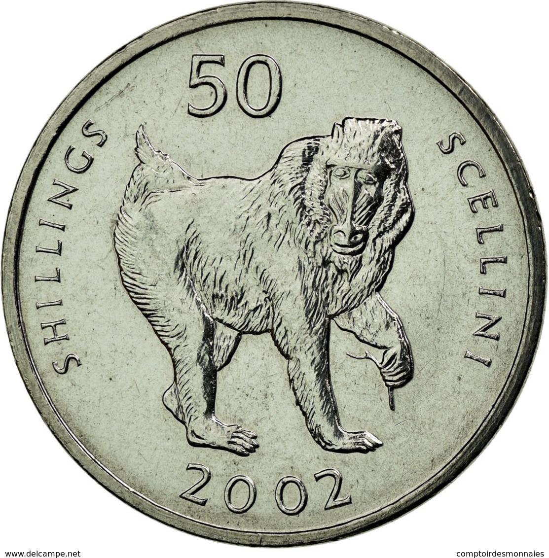 Monnaie, Somalie, 50 Shillings, 2002, SUP, Nickel Clad Steel, KM:111 - Somalie