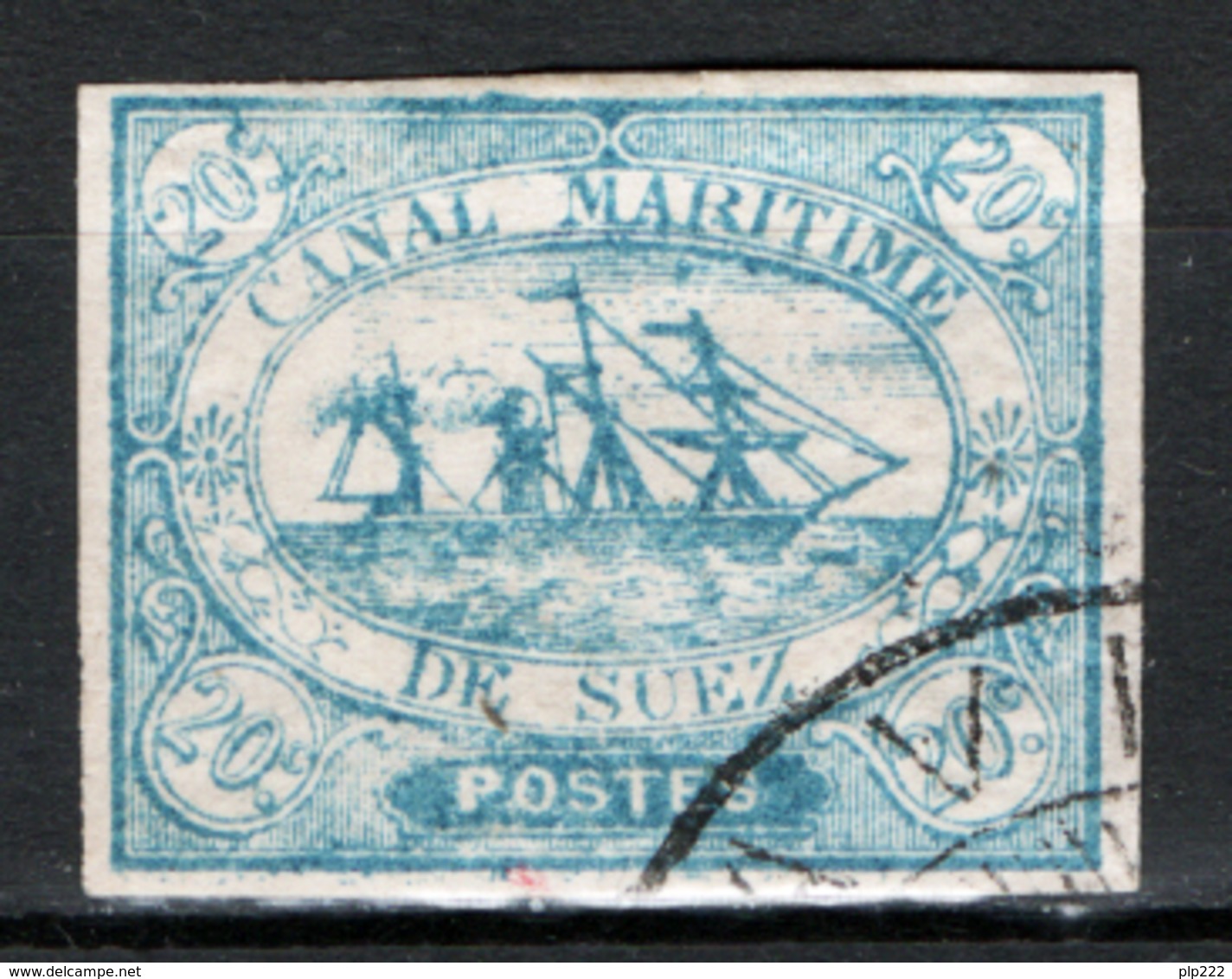 Egitto Canale Di Suez 1868 Y.T.3 With Cancel And Gum */MH  VF/F - 1866-1914 Khedivato Di Egitto