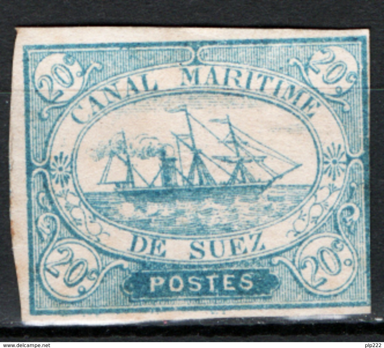 Egitto Canale Di Suez 1868 Y.T.3 Paper On Back */MH  VF/F - 1866-1914 Khedivate Of Egypt
