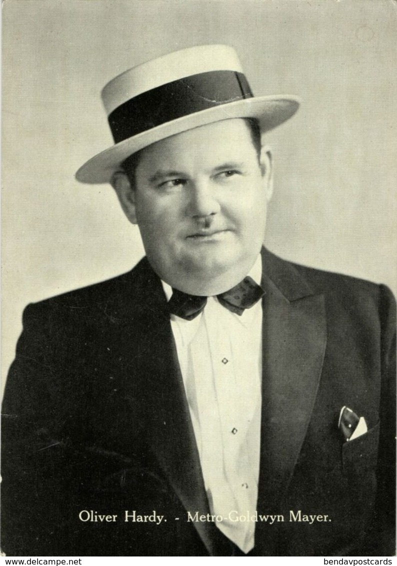 American Silent Film Actor Oliver Hardy (1940s) Metro-Goldwyn Mayer - Artistes