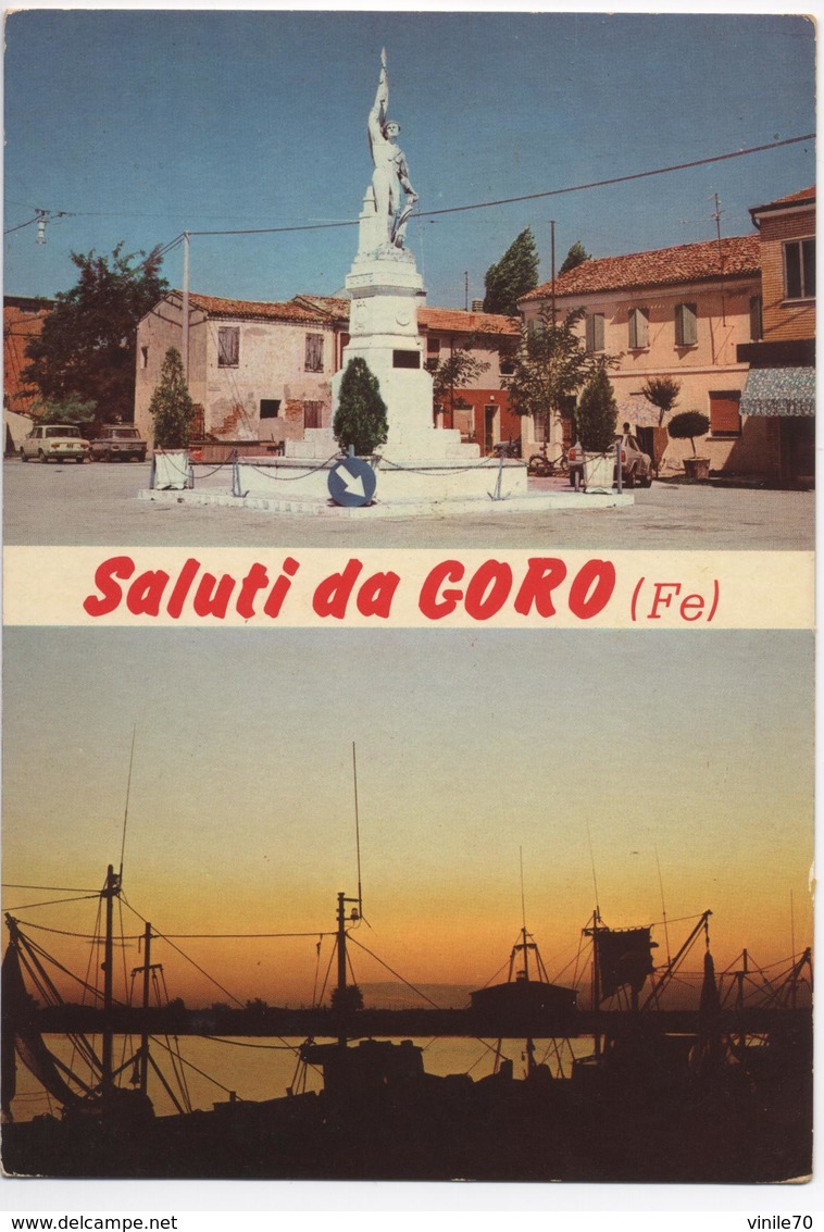 GORO  FERRARA   Cartolina Viaggiata 1981 - Ferrara