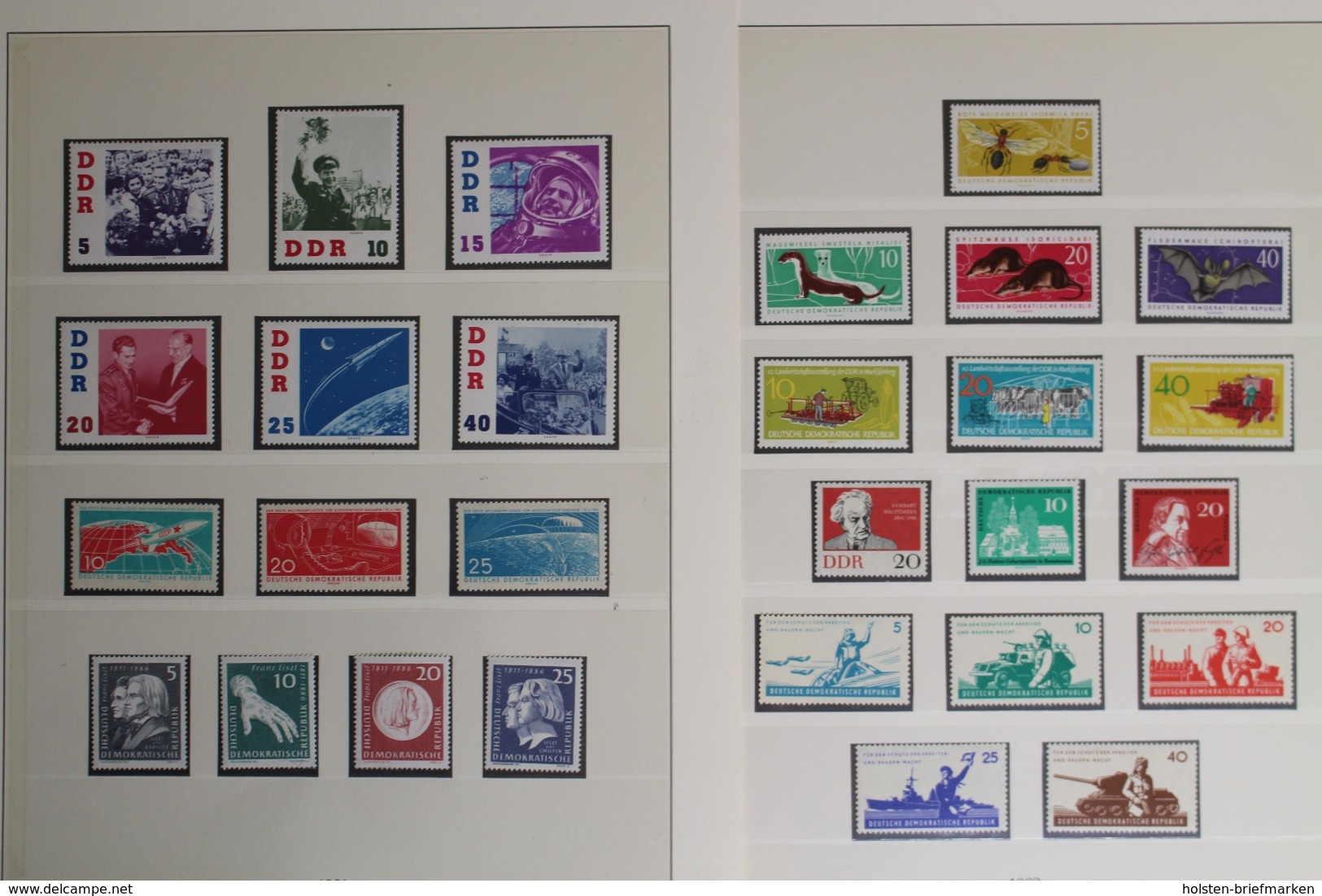 DDR 1960-1964, Postfrische Sammlung Auf Lindner T - Sammlungen
