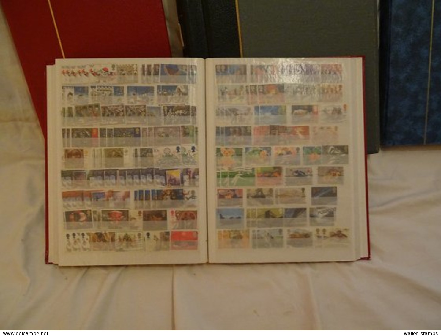 Lot With World Stamps In Albums