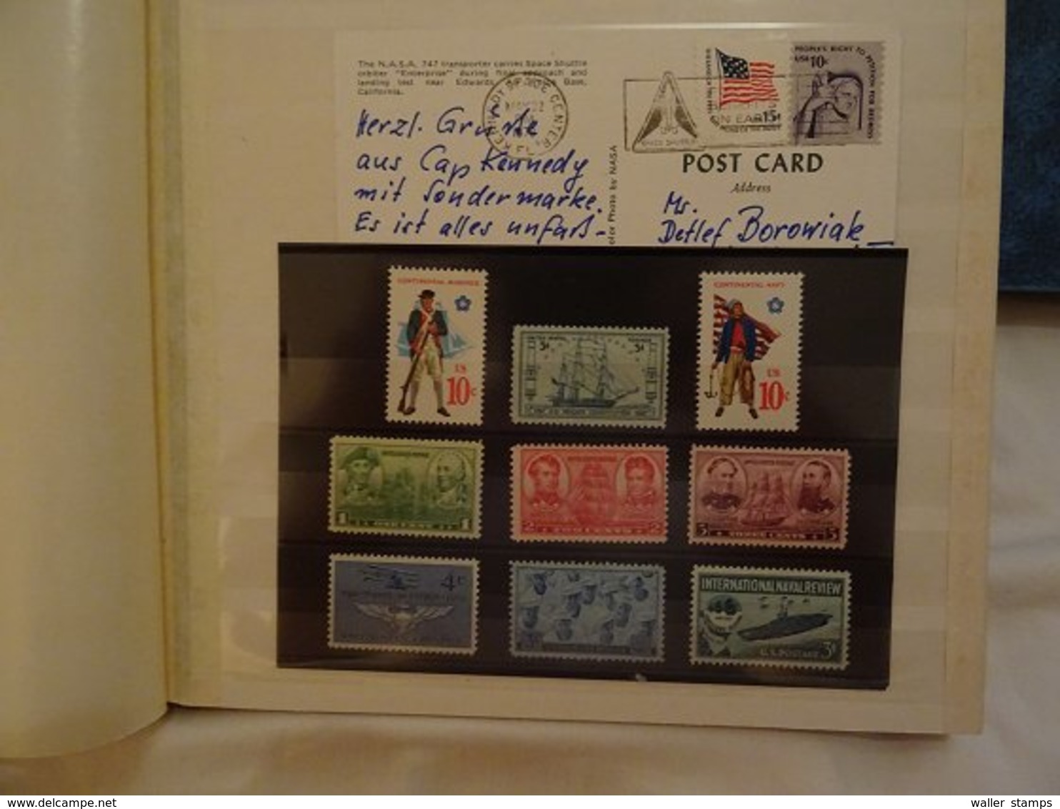 Lot With World Stamps In Albums