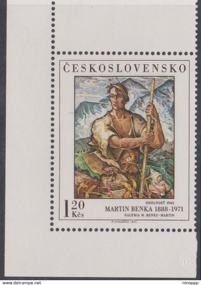 Czechoslovakia Scott 1909 1973 Paintings Fortitudev, Mint Never Hinged - Unused Stamps