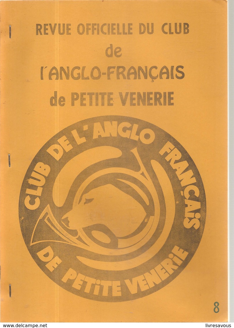 Chasse Revue Officielle Du Club De L'Anglo-Français De Petite VENERIE N°8 De 1983 - Caccia & Pesca