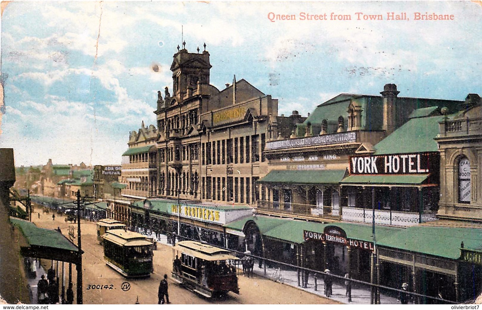 Australia - Brisbane - Queen Street From Town Hall - Petit Pli - Brisbane