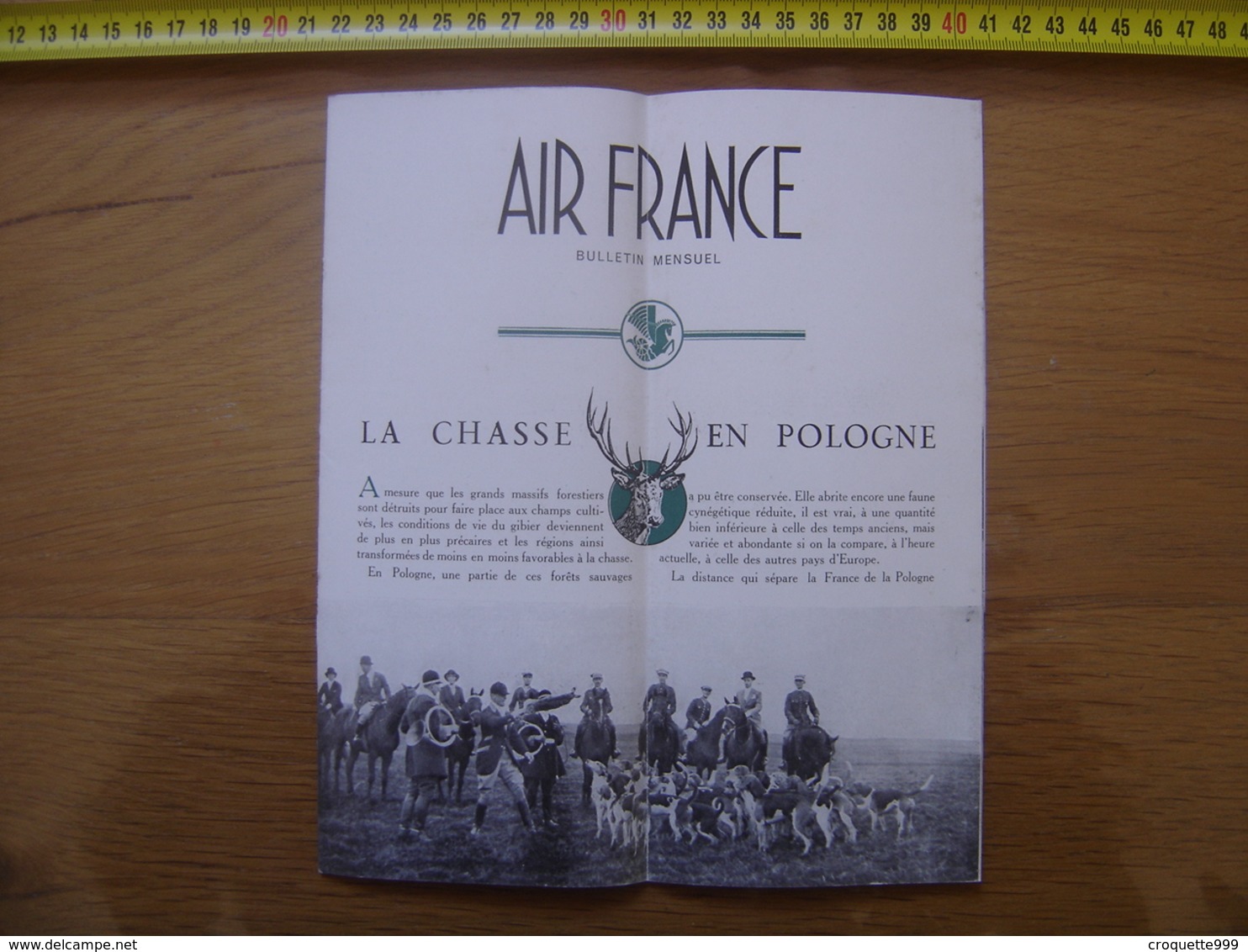 Sept 1938 Dépliant 9 Echos De L' AIR FRANCE Avion Plane AVIATION Montagne Chasse En Pologne - Autres & Non Classés