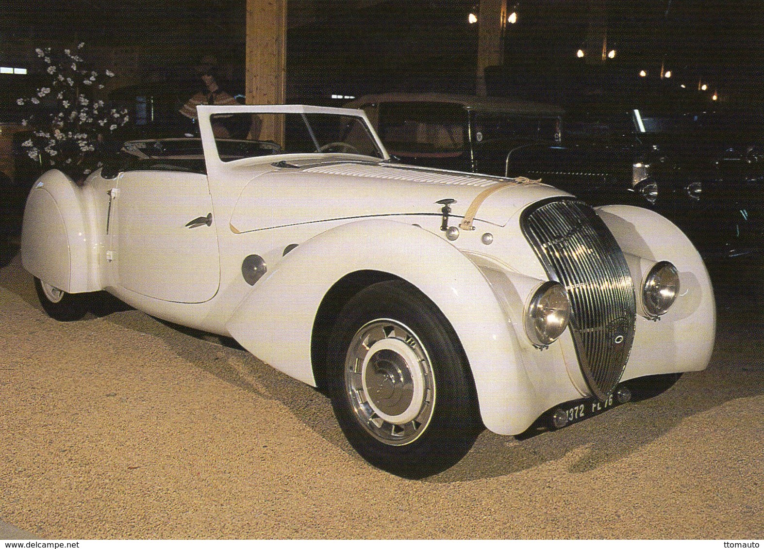 Peugeot 402 Cabriolet 'Darl'Mat'   - 1937  -  Carte Postale - Voitures De Tourisme