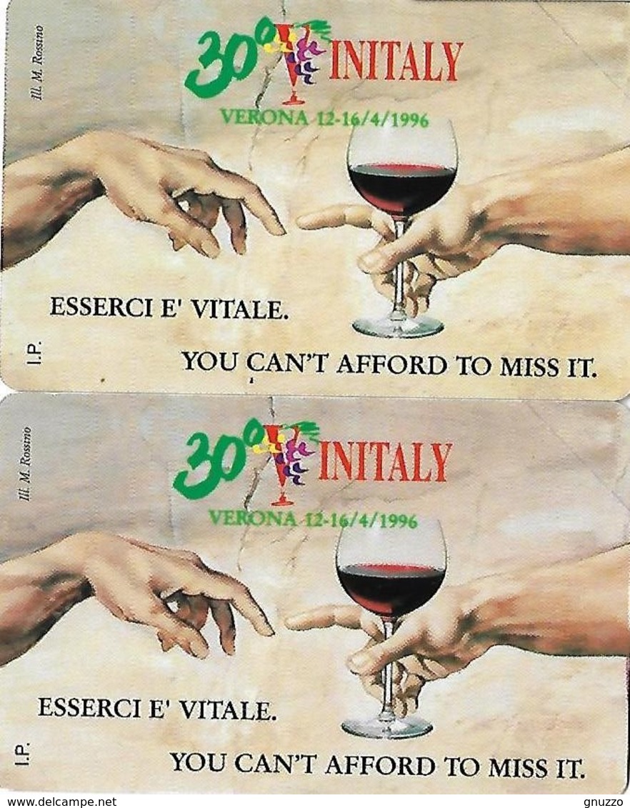 NUOVE-(Mint)--481/PRP 288-TELECOM ITALIA COPPIA VINITALY- L.2.000/10.000-2 SCHEDE - Pubbliche Figurate Ordinarie