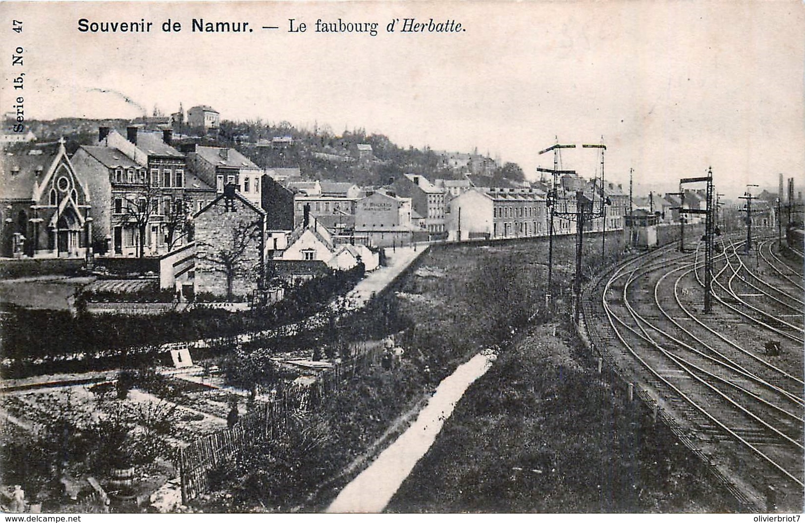 Souvenir De Namur - Le Fanbourg D' Herbatte Et La Gare - Namur
