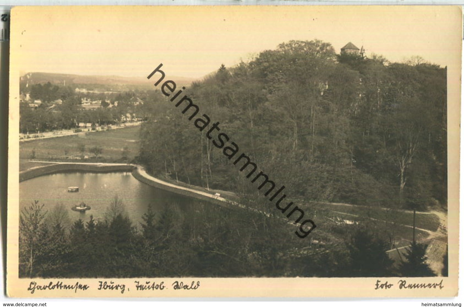 Bad Iburg - Charlottensee - Verlag Foto Remmert - Rückseite Beschrieben 1945 - Sonstige & Ohne Zuordnung