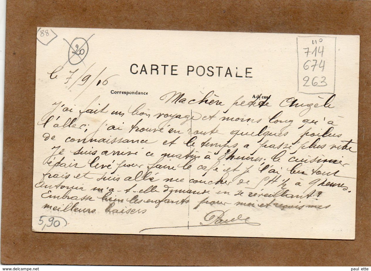 CPA - NOMEXY (88) - Aspect Du Tabac, Des Habitants, Et De La Rue De La Gare En 1916 - Nomexy