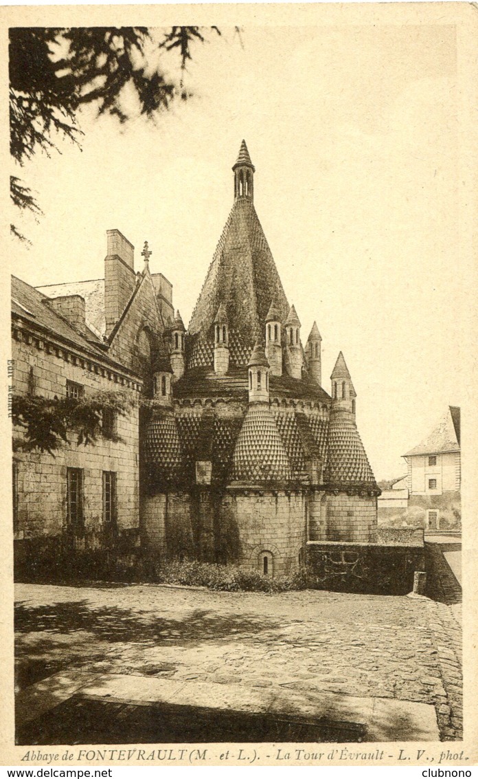 CPA - FONTEVRAULT - ABBAYE - LA TOUR D'EVRAULT (IMPECCABLE) - Autres & Non Classés