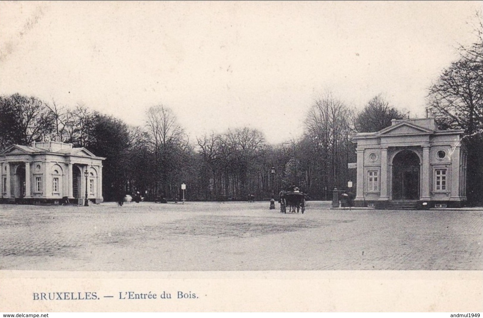 BRUXELLES - Entrée Du Bois - N'a Pas Circulé - Bossen, Parken, Tuinen