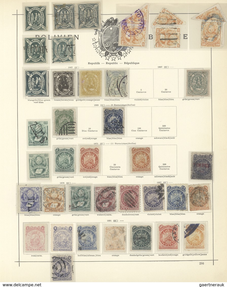 Nachlässe: ALLE WELT-SAMMLUNG Ohne Deutschland Und Europa In Acht Alten Schaubek Permanet-Alben Mit - Lots & Kiloware (mixtures) - Min. 1000 Stamps