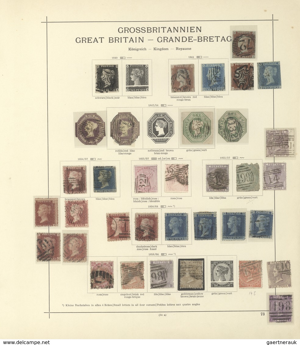 Nachlässe: EUROPA-SAMMLUNG Ohne Deutschland Bis Anfang Der 40er-Jahre In Vier Alten Schaubek-Pername - Lots & Kiloware (mixtures) - Min. 1000 Stamps