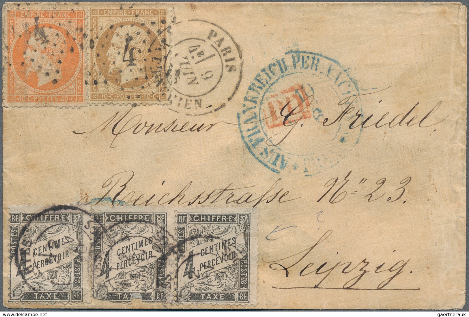 Nachlässe: 1850-1950 Ca.: Rund 200 Briefe, Postkarten, Ganzsachen U.a. Aus Aller Welt, Von Frühen, U - Vrac (min 1000 Timbres)