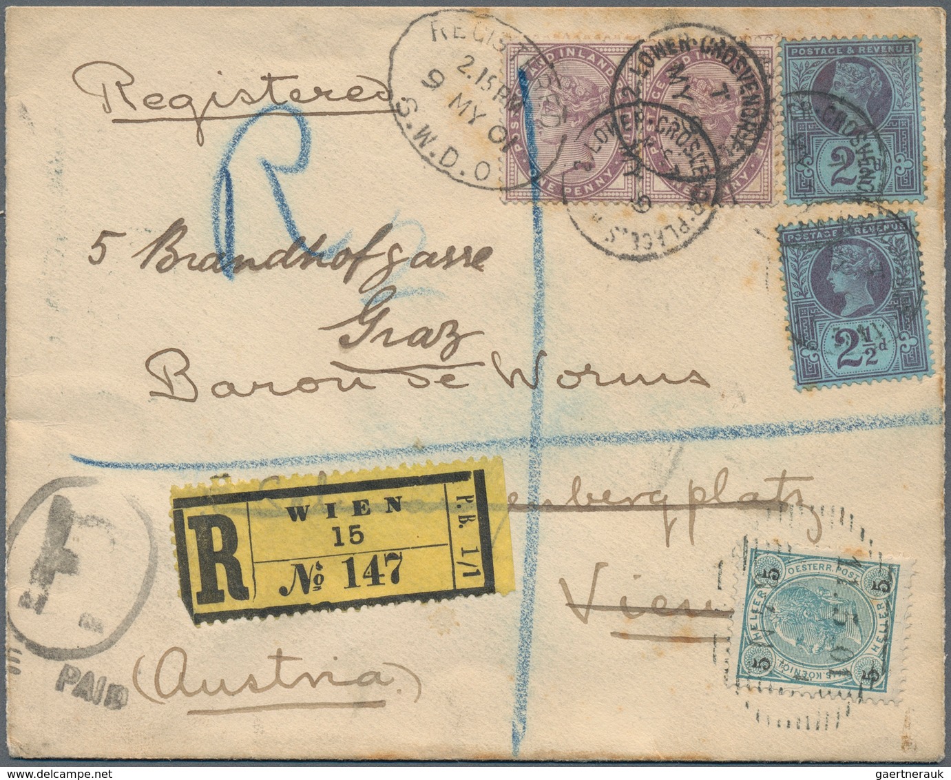 Nachlässe: 1850-1950 Ca.: Rund 200 Briefe, Postkarten, Ganzsachen U.a. Aus Aller Welt, Von Frühen, U - Lots & Kiloware (mixtures) - Min. 1000 Stamps